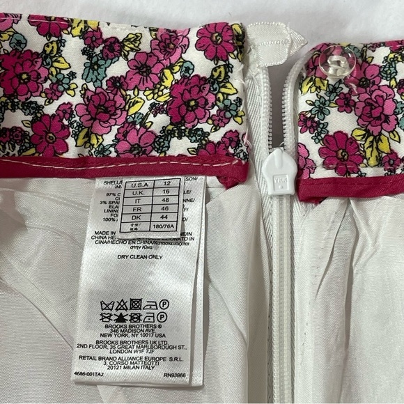 “346” Brooks Brothers Floral Skirt size 12 - Picture 5 of 12